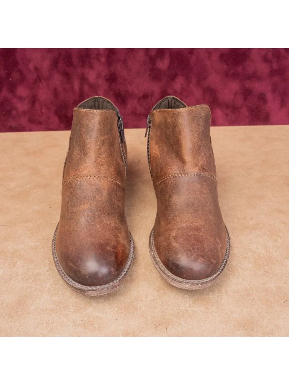 Josef Seibel Women Sienna Brown Leather Lightweight boots 8US EUR 38